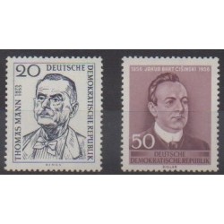 East Germany (GDR) - 1956 - Nb 259/260 - Literature