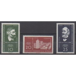 Allemagne orientale (RDA) - 1956 - No 270/272 - Sciences et Techniques