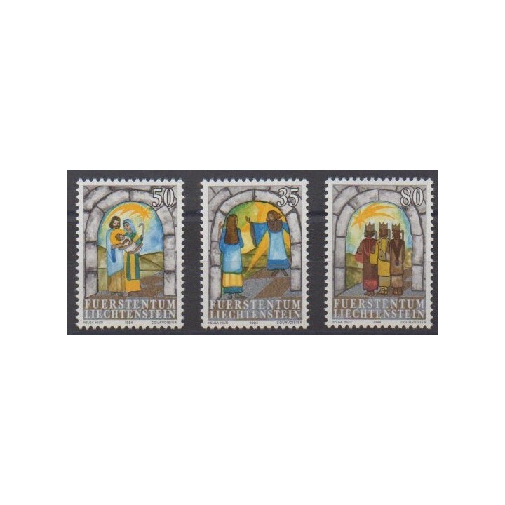 Buy this set of stamps of Liechtenstein of the year 1984 (Nb 804/806).