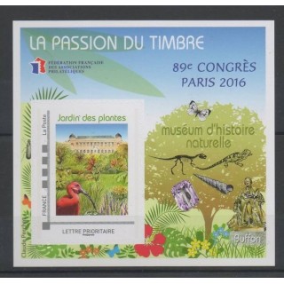 Timbres - France - Feuillets FFAP - 2016 - No FFAP 11 - Flore