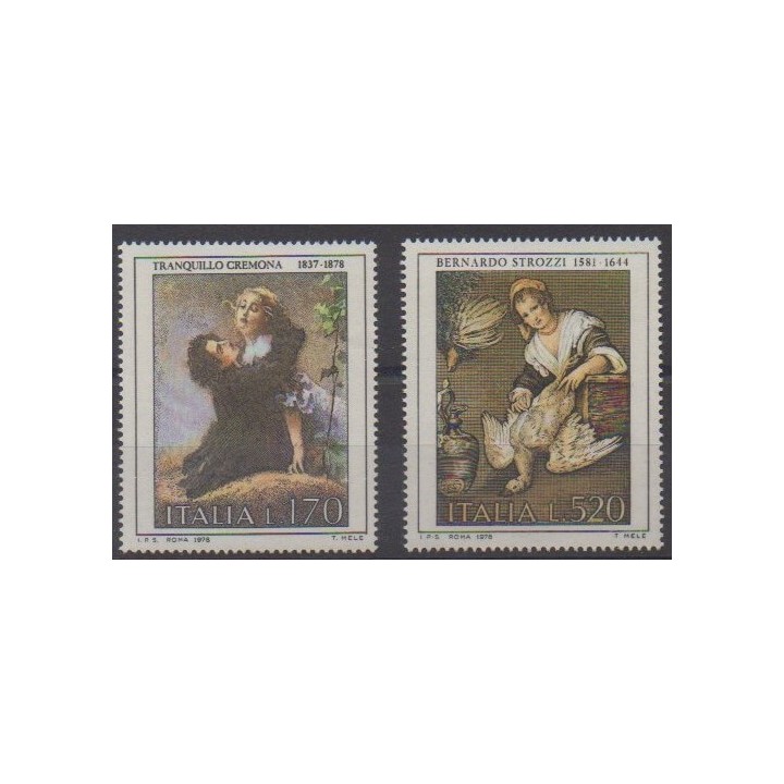Buy this set of stamps of Italy of the year 1978 (Nb 1353/1354).