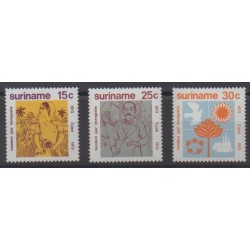 Suriname - 1973 - Nb 576/578 - Various Historics Themes