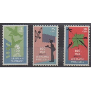 Buy this set of stamps of Suriname of the year 1973 (Nb 588/590).