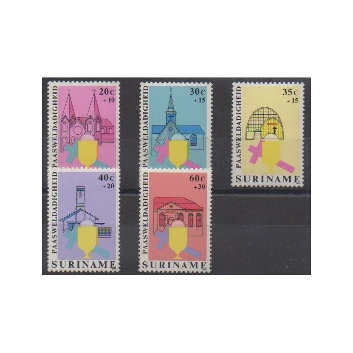 Buy this set of stamps of Suriname of the year 1979 (Nb 754/758).