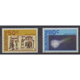 Acheter cette série de timbres de Surinam de l'année 1986 (No 1038/1039).