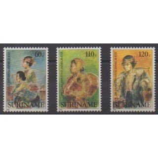 Buy this set of stamps of Suriname of the year 1990 (Nb 1186/1188).