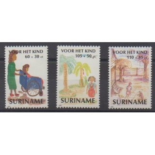 Buy this set of stamps of Suriname of the year 1991 (Nb 1243/1245).