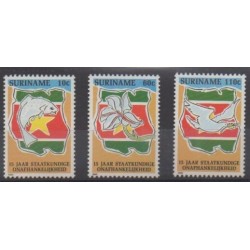 Suriname - 1990 - Nb 1204/1206 - Various Historics Themes