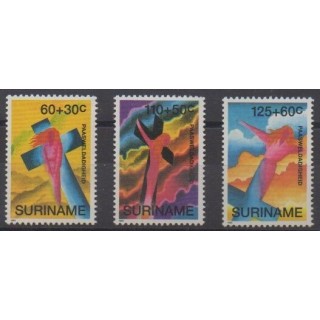 Acheter cette série de timbres de Surinam de l'année 1993 (No 1282/1284).