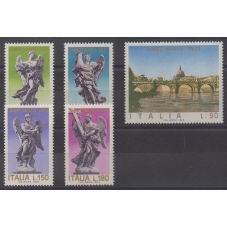 Italy - 1975 - Nb 1211/1215 - Religion