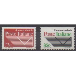 Buy this set of stamps of Italy of the year 1995 (Nb 2147a/2148a).