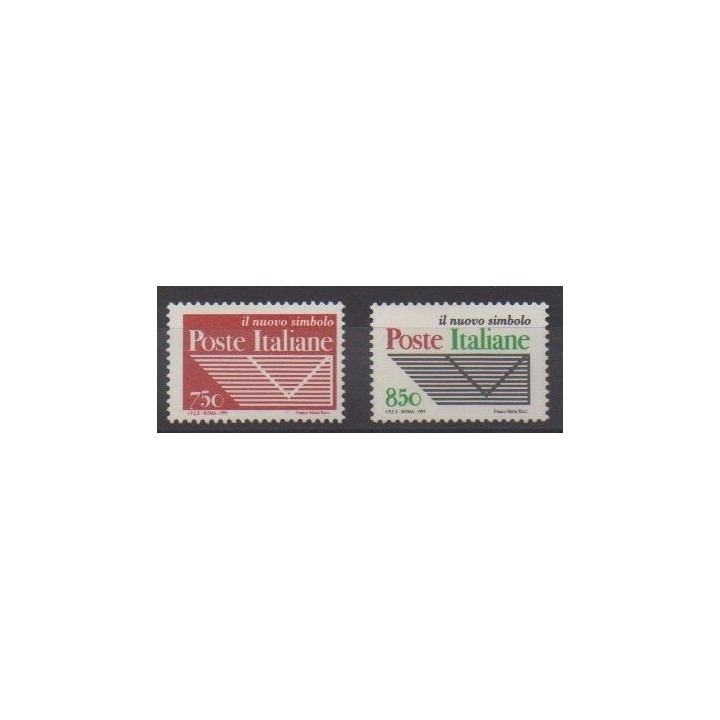 Buy this set of stamps of Italy of the year 1995 (Nb 2147/2148).