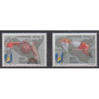 Acheter cette série de timbres d'Italie de l'année 1997 (No 2257/2258).