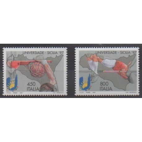 Italy - 1997 - Nb 2257/2258 - Various sports