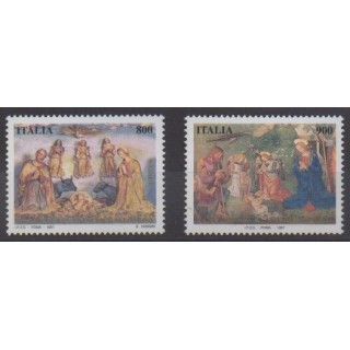 Buy this set of stamps of Italy of the year 1997 (Nb 2272/2273).