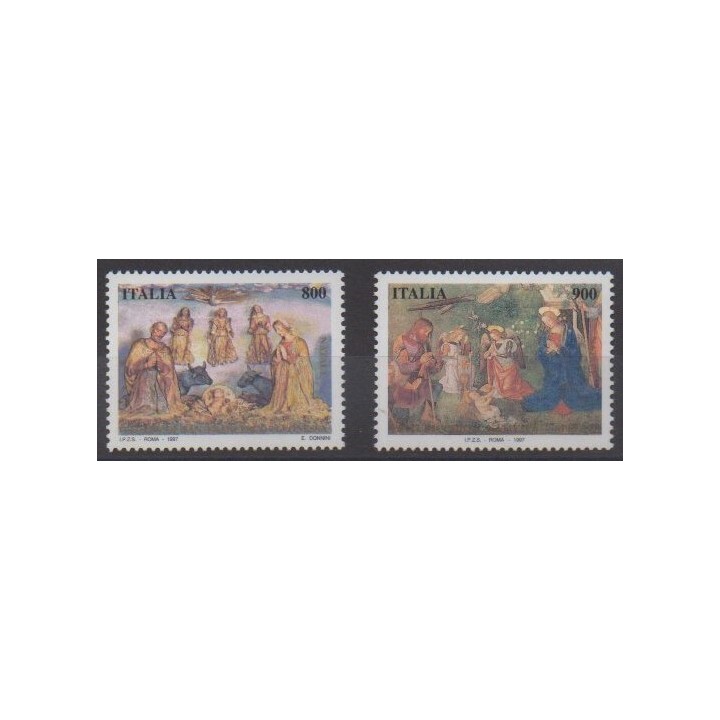 Buy this set of stamps of Italy of the year 1997 (Nb 2272/2273).