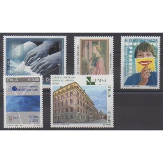 Acheter cette série de timbres d'Italie de l'année 2004 (No 2750/2754).