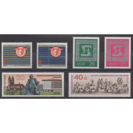 East Germany (GDR) - 1969 - Nb 1206/1211