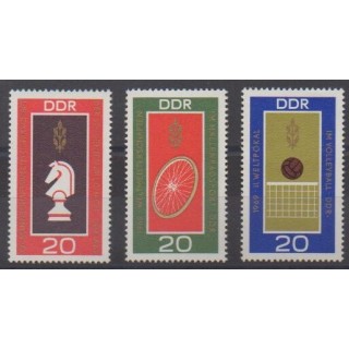 Buy this set of stamps of East Germany (GDR) of the year 1969 (Nb 1187/1189).