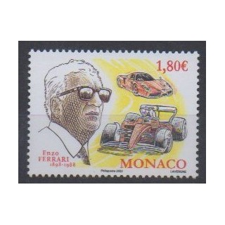 Buy this stamp of Monaco of the year 2023 (Enzo Ferrari).