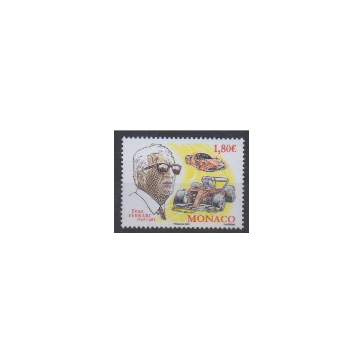Buy this stamp of Monaco of the year 2023 (Enzo Ferrari).