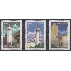 Algeria - 2010 - Nb 1575/1577 - Monuments - Religion