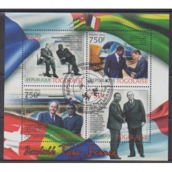 Togo - 2012 - Nb 2864/2867 - Various Historics Themes - Used