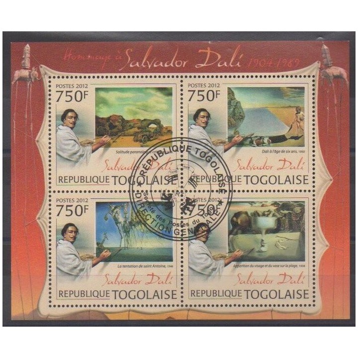 Acheter cette série de timbres du Togo de l'année 2012 (No 2888/2891). - Oblitéré