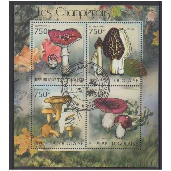 Acheter cette série de timbres du Togo de l'année 2012 (No 2908/2911). - Oblitéré