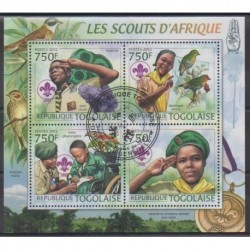 Togo - 2012 - No 2904/2907 - Scoutisme - Oblitérés