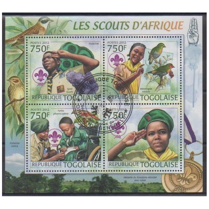 Buy this set of stamps of Togo of the year 2012 (Nb 2904/2907). - Used