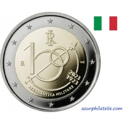 2 euro commémorative - Italie - 2023 - 100 ans de l'armée de l'air italienne - UNC