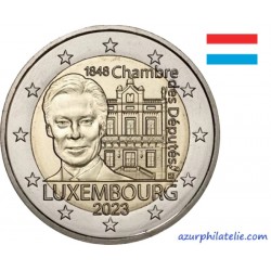 2 euro commémorative - Luxembourg - 2023 - 175th Anniversary of the Chamber of Deputies and the First Constitution - UNC