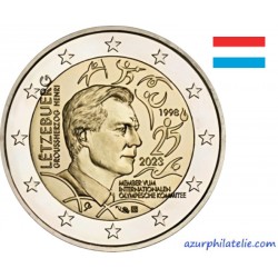 2 euro commémorative - Luxembourg - 2023 - 25 th anniversary of Grand Duke Henri as a member of the CIO - UNC