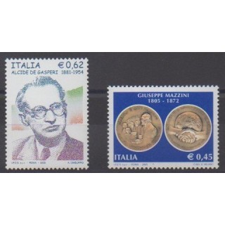 Acheter cette série de timbres d'Italie de l'année 2005 (No 2812/2813).