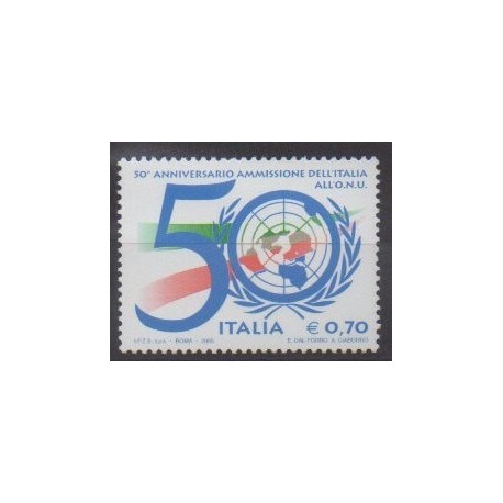 Italie - 2005 - No 2817 - Nations unies