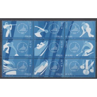 Buy this set of stamps of Italy of the year 2006 (Nb 2832/2840).