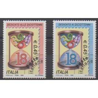 Acheter cette série de timbres d'Italie de l'année 2006 (No 2824/2825).