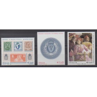 Buy this set of stamps of Italy of the year 2006 (Nb 2841/2843).