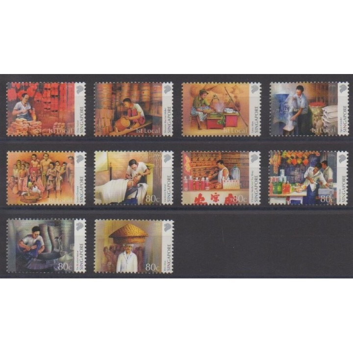 Acheter cette série de timbres de Singapour de l'année 2006 (No 1427/1436).