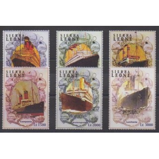 Acheter cette série de timbres de Sierra Leone de l'année 2004 (No 3984/3989).