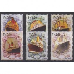 Sierra Leone - 2004 - Nb 3984/3989 - Boats
