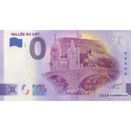 Euro banknote memory - 48 - Vallée du Lot - 2023-1