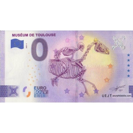 Euro banknote memory - 31 - Muséum de Toulouse - 2023-2