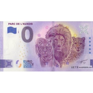 Billet souvenir touristique - 2023-1 - Parc de l'Auxois - (Côte-d'Or)
