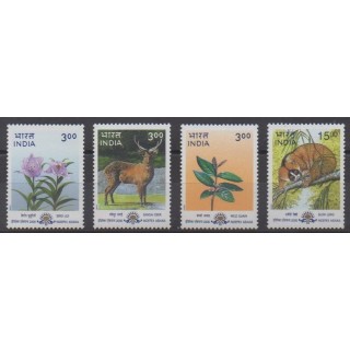 Buy this set of stamps of India of the year 2000 (Nb 1516/1519).