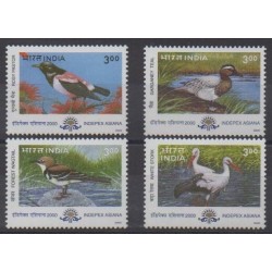 Inde - 2000 - No 1528/1531 - Oiseaux