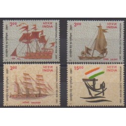 India - 2001 - Nb 1588/1591 - Boats