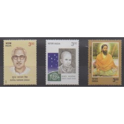 Inde - 2001 - No 1599/1601 - Célébrités