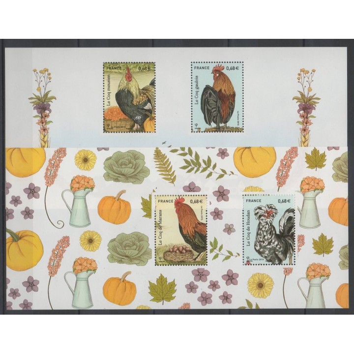 Timbres - France - Bloc souvenir - 2015 - No BS 115 - Oiseaux
